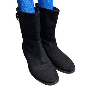 J. Crew Women's Black Langston Slouchy Ankle Boots Size 7